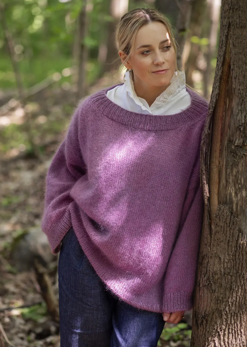 Iina Kuustonen's oversize sweater: see the pattern! | Kotona Living